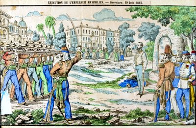 Execution of Maximilian, Emperor of Mexico, 19 June 1867 by Unbekannt