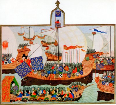 Expedition to Confront African Corsairs, 1390 by Unbekannt