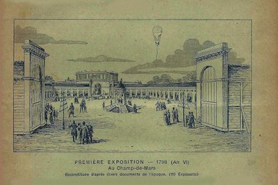 Exposition of the Products of French Industry, Paris, 1798 From Bon Marché by Unbekannt