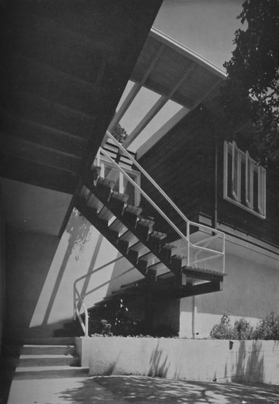 Exterior - House at Fairfax, California by Francis Ellsworth Lloyd, 1942 by Unbekannt