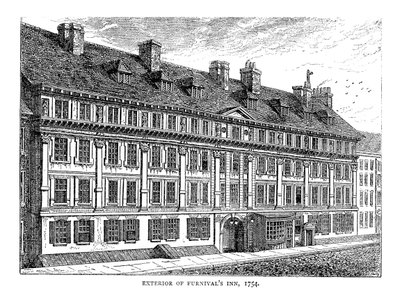 Exterior of Furnivals Inn by Unbekannt