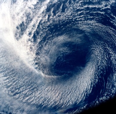 Eye of Tropical Storm Blanca Photographed Between 17 and 24 June 1985 by Unbekannt