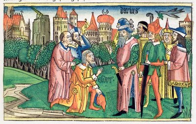 Ezra 6:16: The Temple of Jerusalem is Dedicated by King Darius by Unbekannt