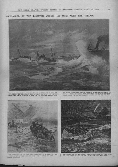 Famous Wrecks of Bygone Days: Some Historic Disasters at Sea, April 20, 1912 by Unbekannt