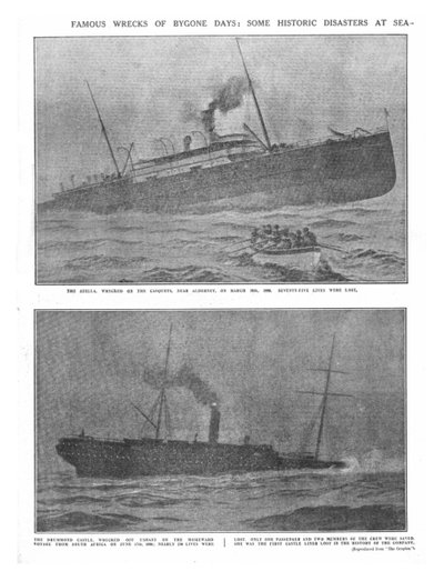 Famous Wrecks of Bygone Days: Some Historic Disasters at Sea, April 20, 1912 by Unbekannt