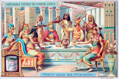 Feast at the Time of the Pharaohs, Ancient Egypt by Unbekannt