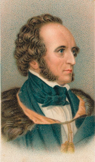 Felix Mendelssohn, German Composer, Pianist, Organist and Conductor by Unbekannt