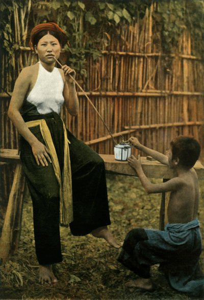 Woman Smoking Opium, 1900 by Unbekannt