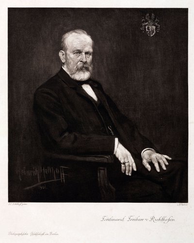 Ferdinand von Richthofen, German geographer and geologist by Unbekannt