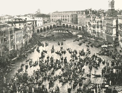 Fete Day on the Grand Canal, Venice, Italy by Unbekannt