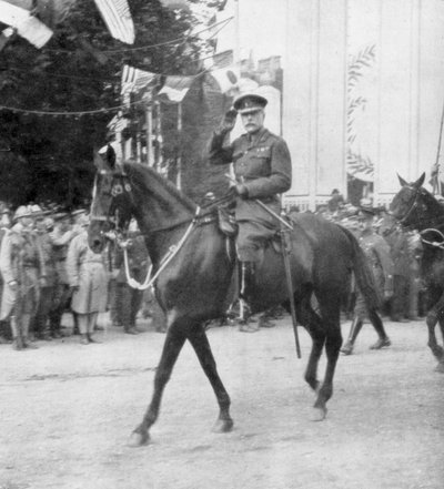 Field Marshal Sir Douglas Haig during the victory parade, Paris, France, 14 July 1919 by Unbekannt