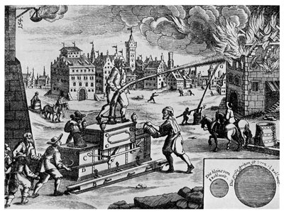 Fire Engine on a Sledge, 1662, 1956 by Unbekannt