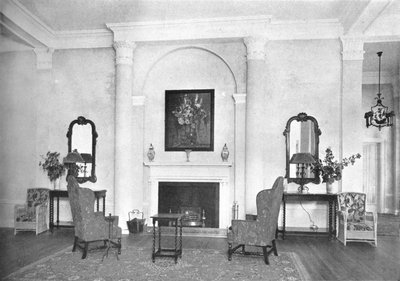 Fireplace at End of Lounge, Hotel Royal Bermudiana, Hamilton, Bermuda by Unbekannt
