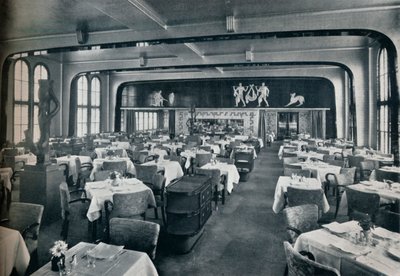 First Class Dining Saloon on board Victoria, 1931 by Unbekannt