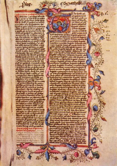 First Page of St Matthew