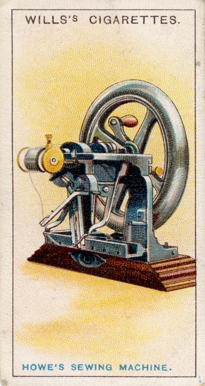 First lock-stitch sewing machine by Unbekannt