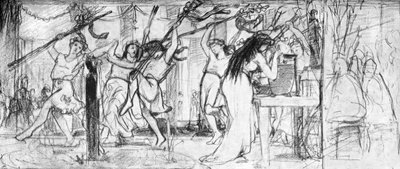 First sketch of The Vintage Festival by Unbekannt