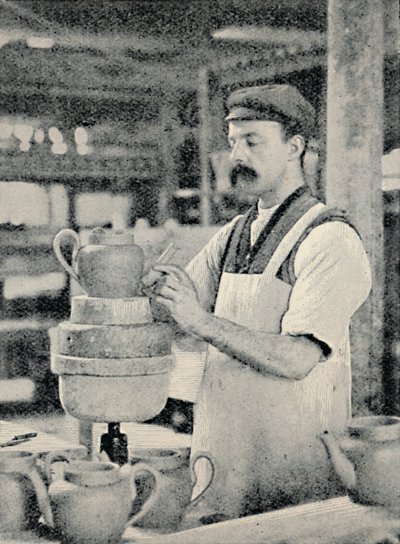 Fixing Spout on a Teapot by Unbekannt