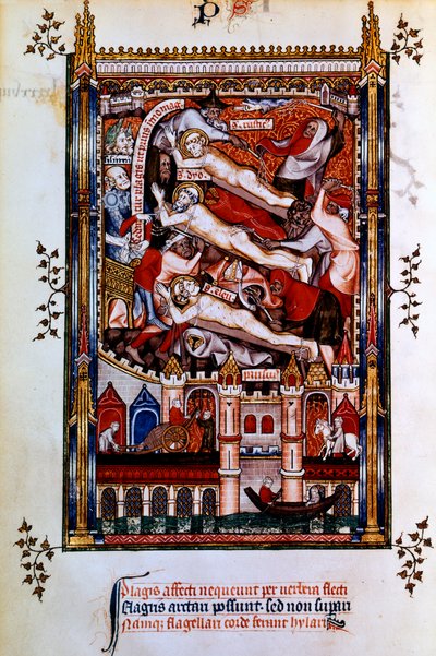 Flagellation of St Denis, St Rustic and St Eleutherius, 1317 by Unbekannt