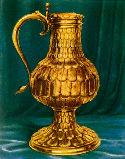 Flagon with Feather-Work by Unbekannt