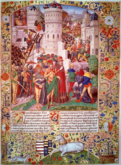 Flavius Josephus Brought Before Titus at the Siege of Jerusalem by Unbekannt
