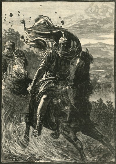 Flight of Pompey from the Battle-Field of Pharsalia by Unbekannt