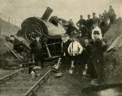 Floods v. Railway Engine - A Collapse Near St. Erth by Unbekannt