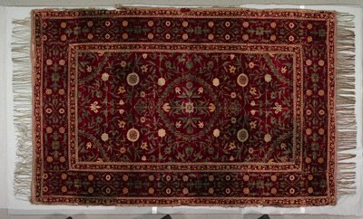 Floorspread with Medallion Pattern, 1650-1700 by Unbekannt