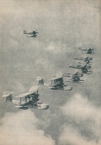 Flying Boats and Floatplanes from Aircraft Carriers of the Royal Navy by Unbekannt