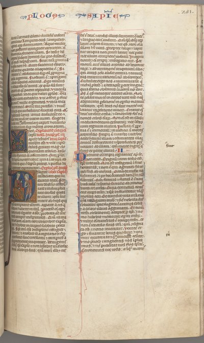 Wisdom, Historiated Initial D, Solomon Instructing a Soldier by Unbekannt