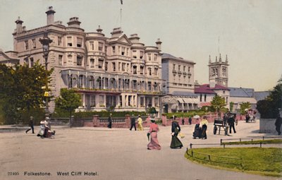 Folkestone. West Cliff Hotel, late 19th-early 20th century by Unbekannt