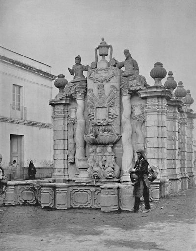 Fountain of the Falling Waters, City of Mexico by Unbekannt