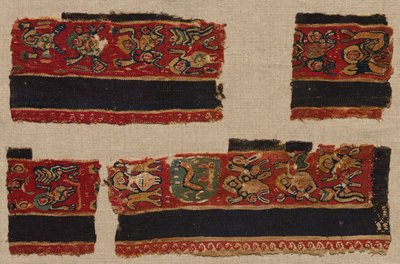 Four Fragments of the Clavi of a Tunic, 400s-600s by Unbekannt
