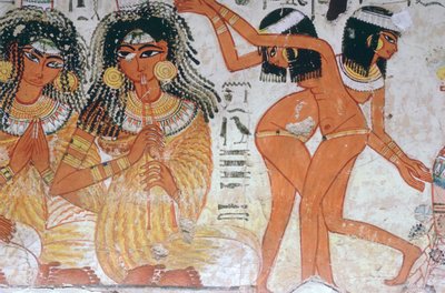 Fragment of wall painting from the tomb of Nebamun, Thebes, Egypt, 18th Dynasty, c1350 BC by Unbekannt