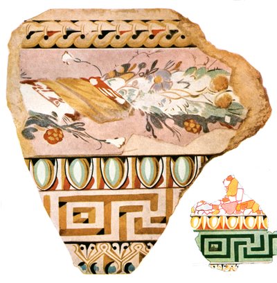 Fragments of Decoration from Delos, Greece, 1928 by Unbekannt