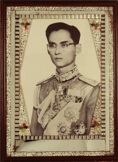 Framed portrait of King Bhumibol Adulyadej by Unbekannt