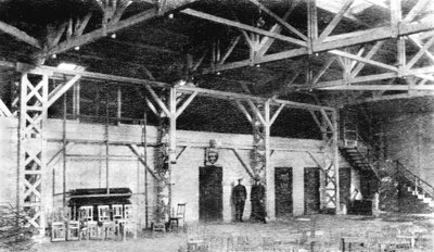 France: The Interior of the Church Army Club, Germany, Bickendorf - 1919 by Unbekannt