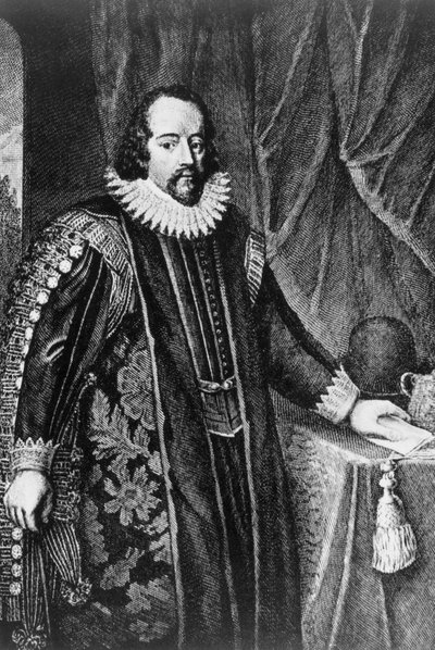 Francis Bacon, British statesman and essayist, late 16th-early 17th century by Unbekannt