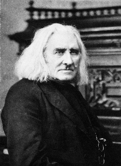 Franz Liszt, Hungarian pianist and composer by Unbekannt