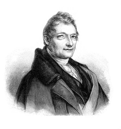Franz Xaver Gabelsberger, German inventor of Gabelsberger shorthand by Unbekannt