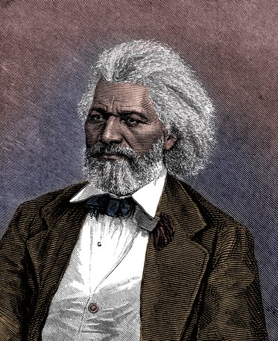Frederick Douglass, American diplomat, abolitionist and writer, 1875 by Unbekannt