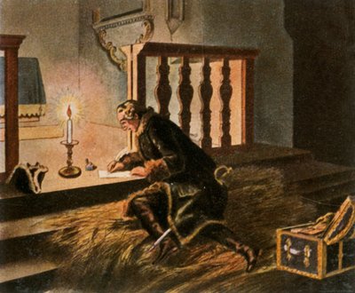 Frederick II in the Village Church at Elsnig After the Battle of Torgau, 3 November 1760 by Unbekannt