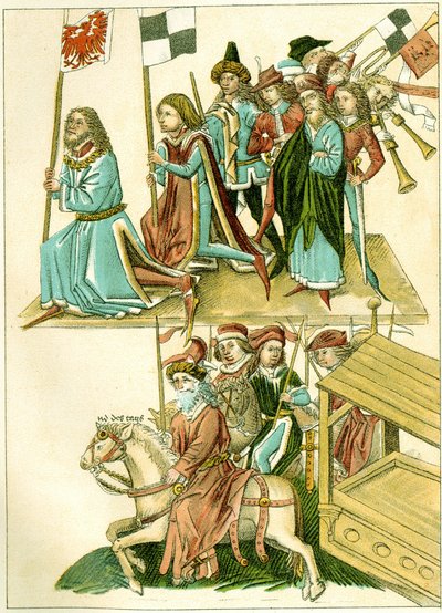 Frederick I Receives Brandenburg (Copy of an Illustration from the Richentals Illustrated Chronicle) by Unbekannt