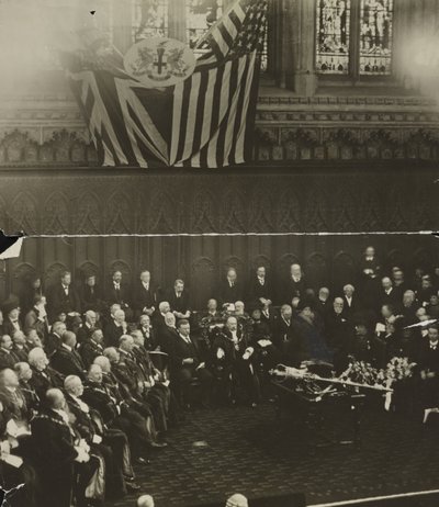 Freedom of the City of London Conferred on Theodore Roosevelt in the Guildhall, London by Unbekannt