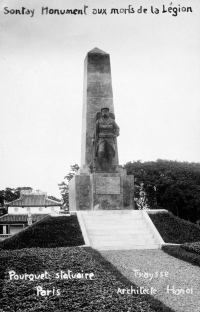 French Foreign Legion Monument, Sontay, Vietnam, 20th Century by Unbekannt