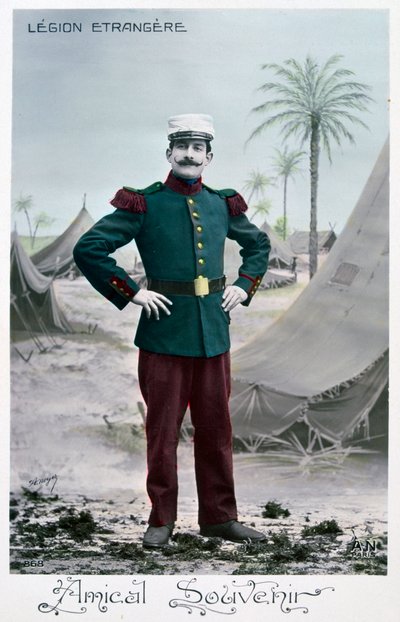 French Foreign Legion postcard, c1900 by Unbekannt