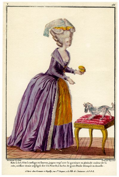 French Fashion During the Reign of Louis XVI by Unbekannt