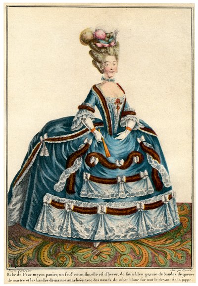 French Fashion During the Reign of Louis XV by Unbekannt
