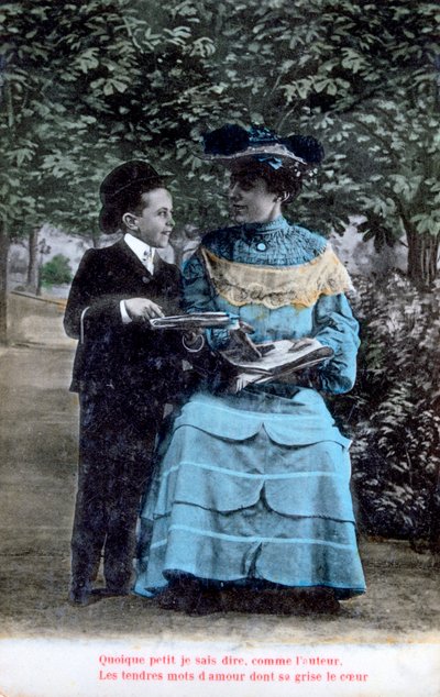 French romantic postcard, c1900 by Unbekannt