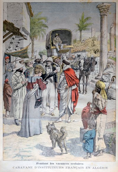 French Teachers Visiting Algeria During the School Holidays by Unbekannt